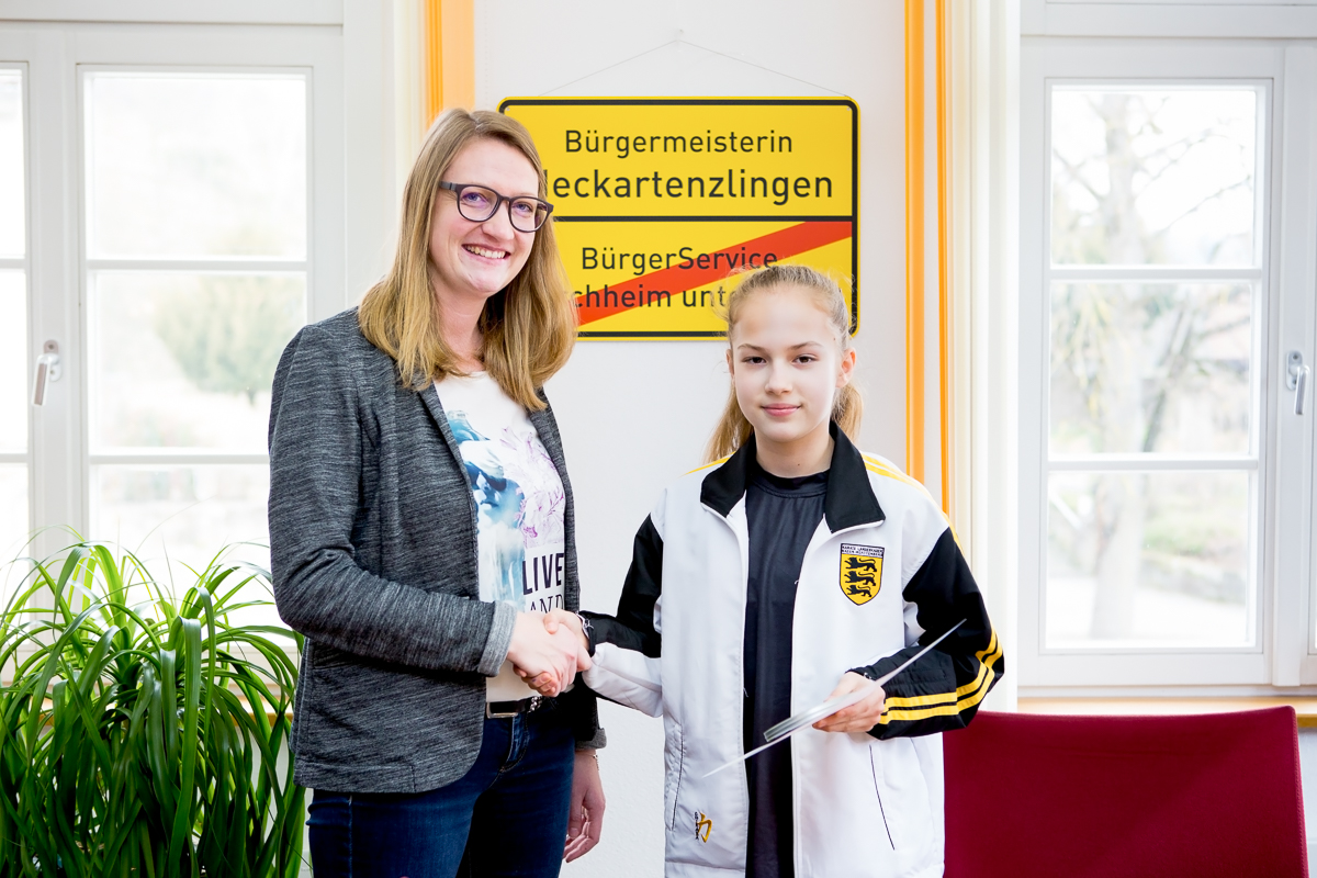 Sportlerehrung Sarah Sportlerehrung